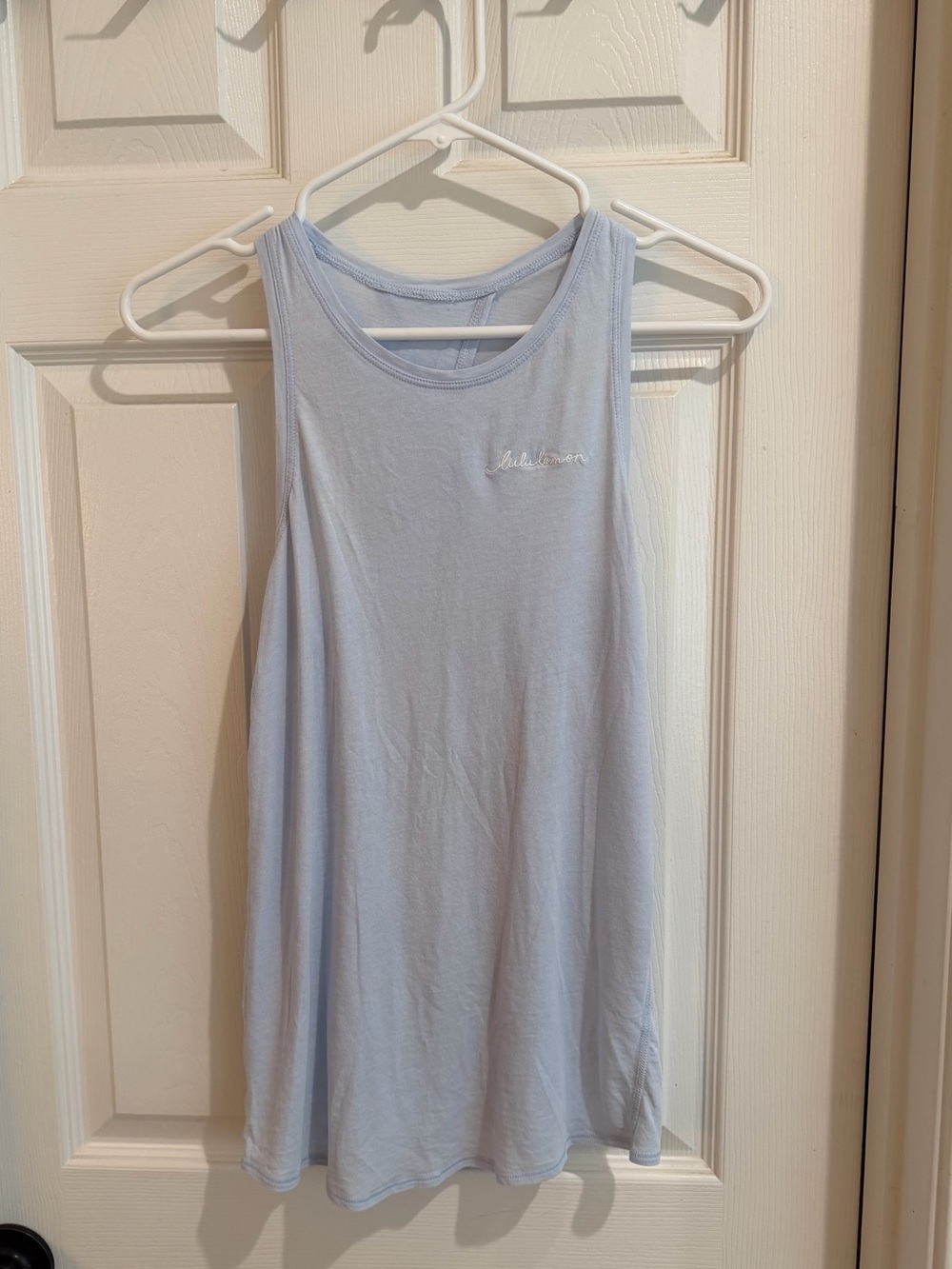 Lululemon Athletica Blue Pace Crush Cross-Back Tank Top